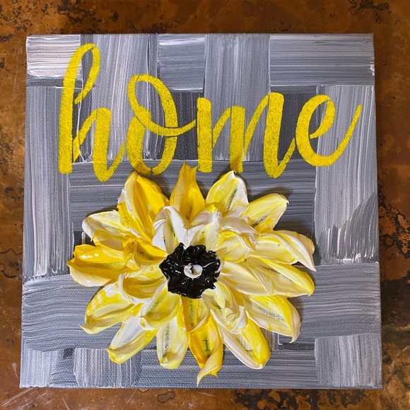Barbara’s Originals Other - “Home” 8x8 canvas